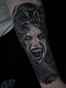 Horror tattoo