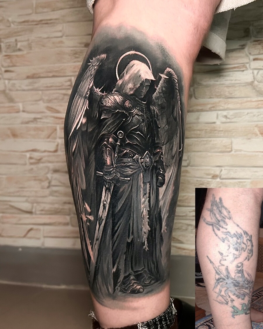 Black & Grey tattoo by Мельников Алексей