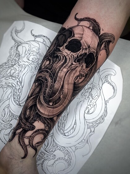 Тату эскиз # Тату мастер Julian Moth