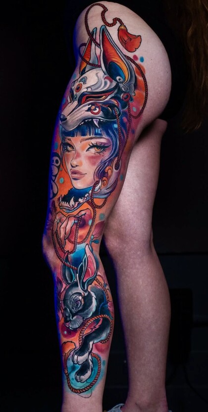 Тату эскиз # Тату мастер Anastasiia Mikaskina aka Mika RedHead