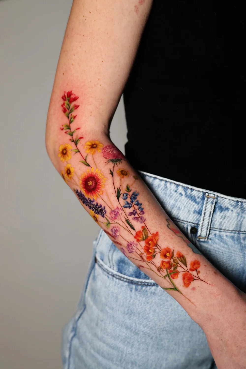 Living Botanical Tattoos by Anastasiia Kravets - image 3
