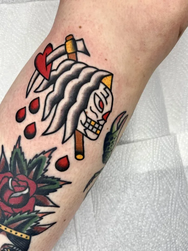 color traditional татуировка на forearm #130531 | Тату мастер Abra Tattoo