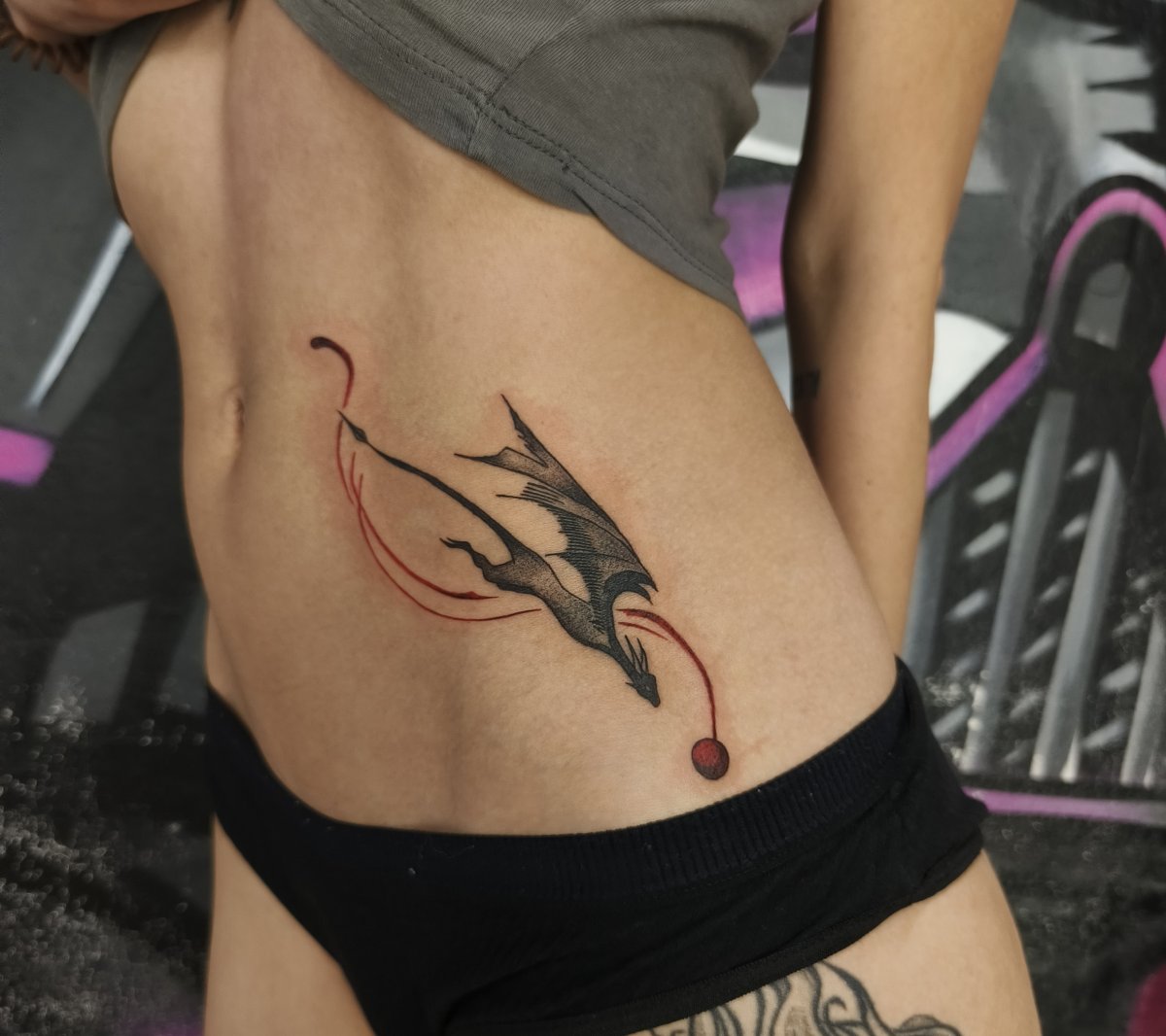 Black tattoo by Евгения Никонова
