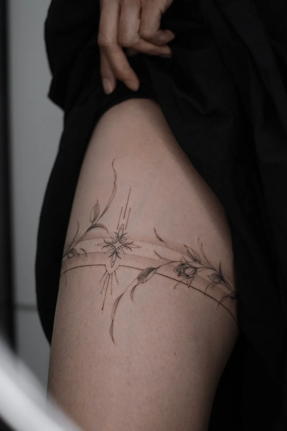 Изысканная файнлайн графика от Анастасии Stef Tattoo - image 4