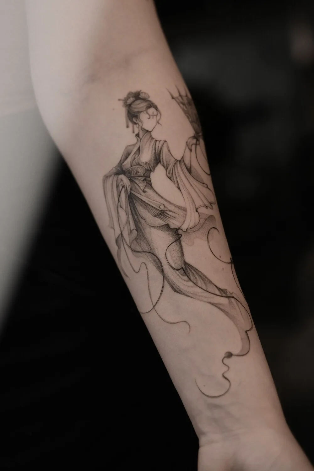 Изысканная файнлайн графика от Анастасии Stef Tattoo - image 13
