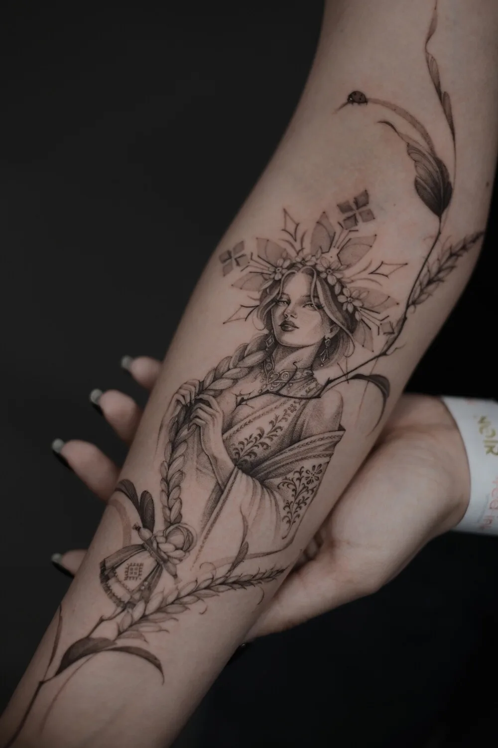 Изысканная файнлайн графика от Анастасии Stef Tattoo - image 15