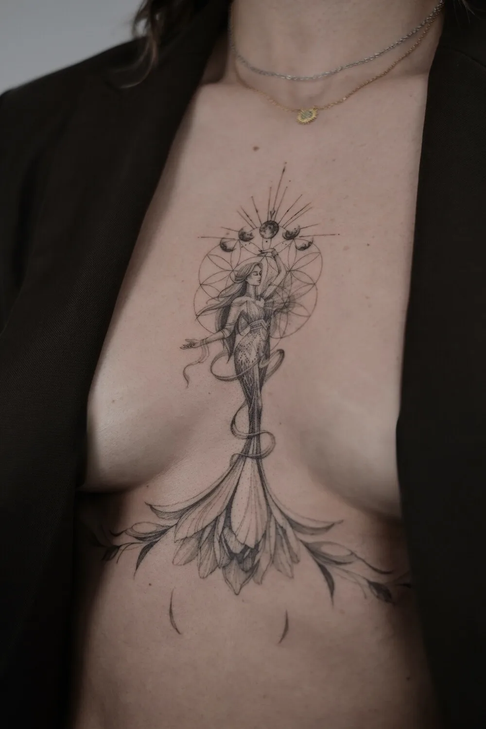 Изысканная файнлайн графика от Анастасии Stef Tattoo - image 6