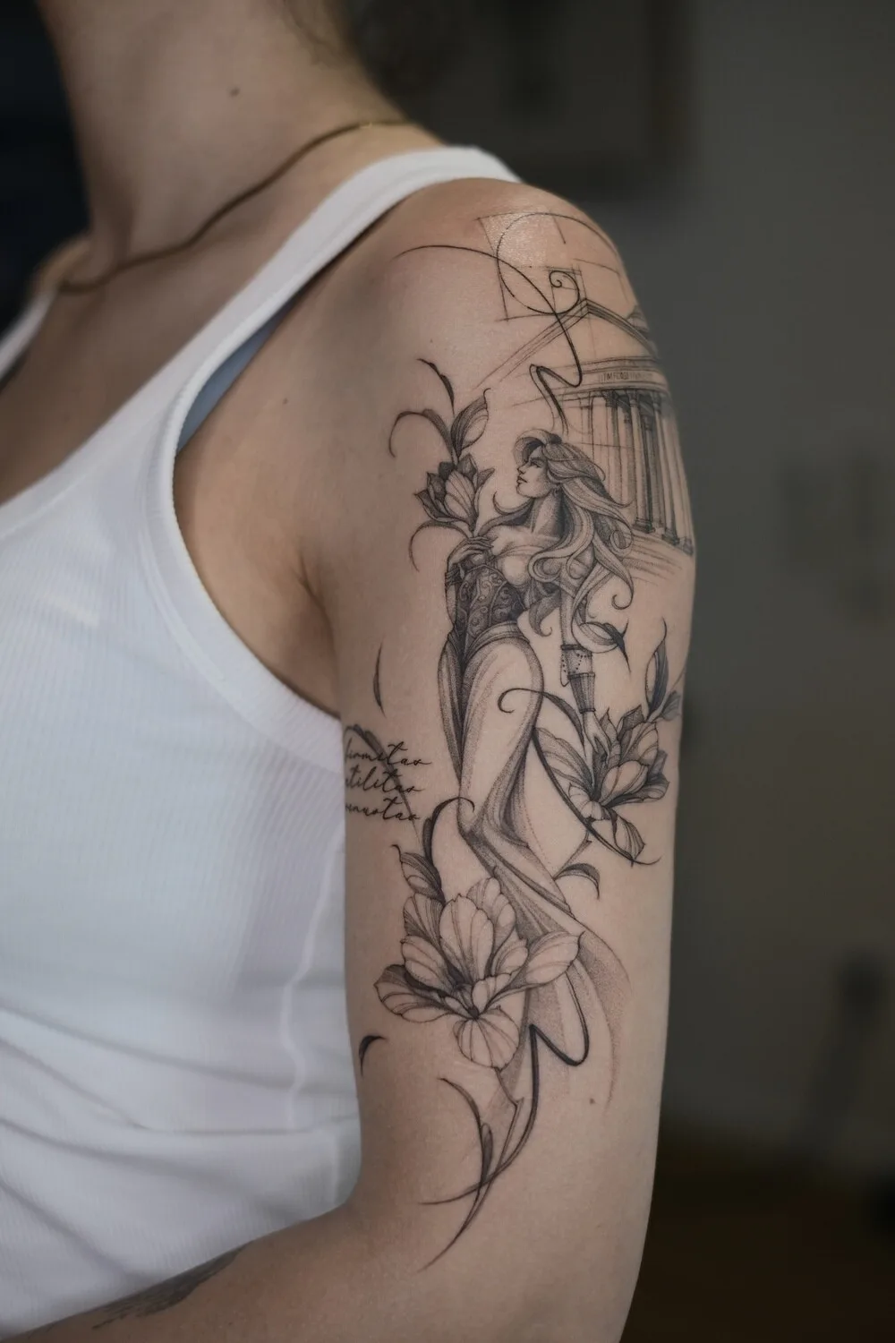 Изысканная файнлайн графика от Анастасии Stef Tattoo - image 11