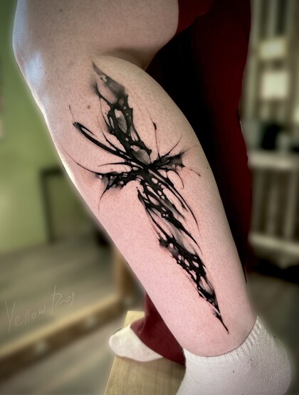 Тату эскиз #92678 Тату мастер Anton Kovrigin (Yellow Dog)