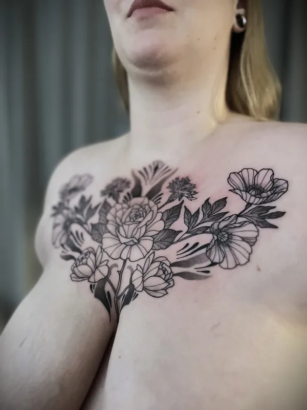 trash polka tatouage #129005 | Artiste tatoueur pedrito.ink