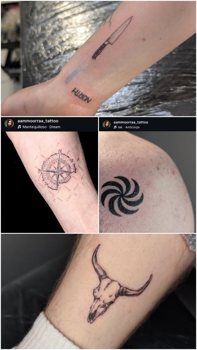 Tatouage boussole