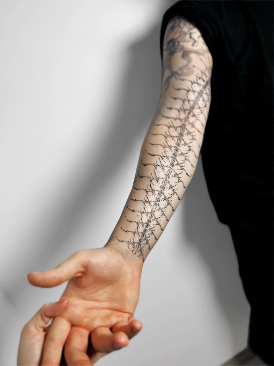 Abstract tattoo by AVEEVA