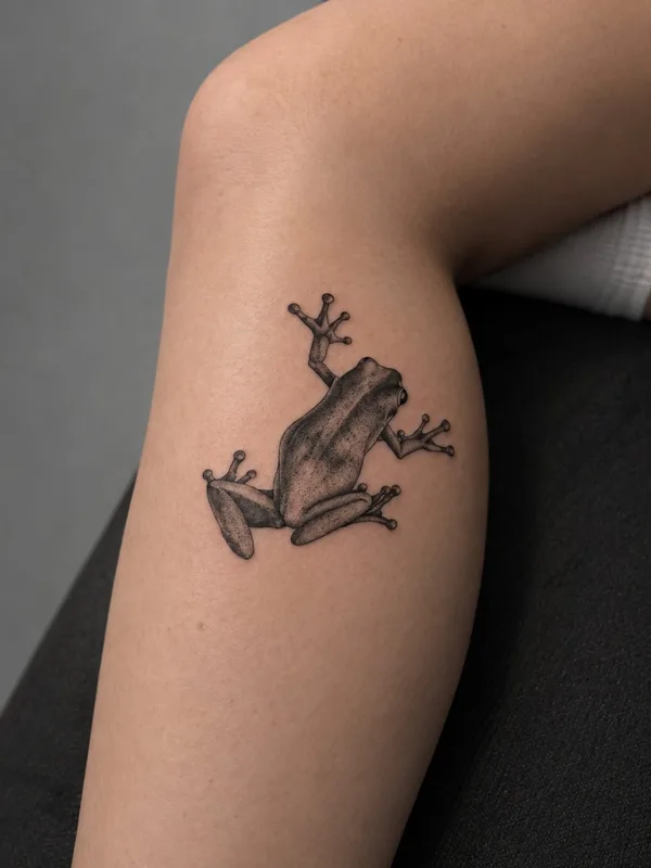 black and grey realism 타투 부위 upper leg #130368 | 타투이스트 AVEEVA