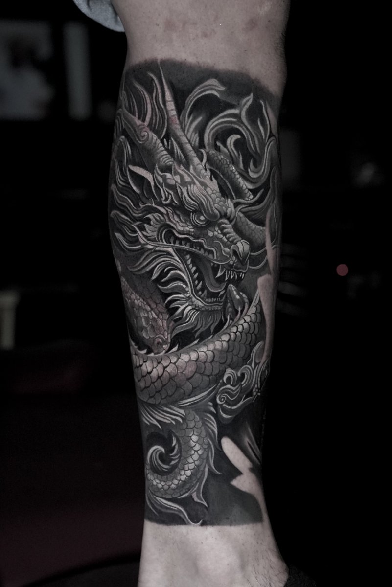 Цветная tattoo by Frank Gonzalez