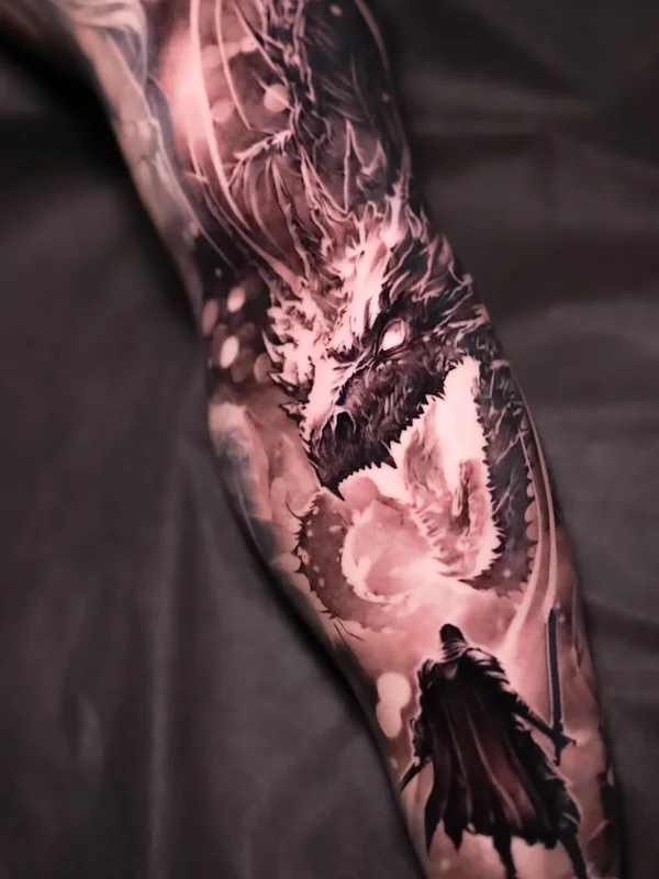 black and grey realism Tatuagem em forearm #98731 | Tatuador Кирилл Матусевич