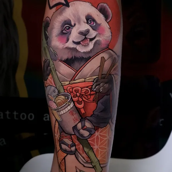 Нео традиционная tattoo by Alena Lang in Valencia