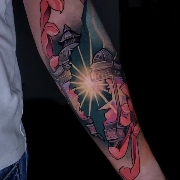 Нео традиционная tattoo by Alena Lang in Valencia