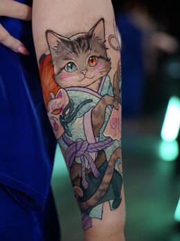 Neotraditional tattoo