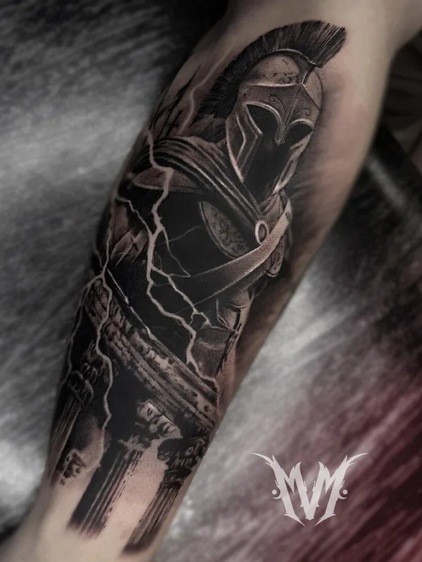 male black realism татуировка на forearm #99926 | Тату мастер Роман Лашманов