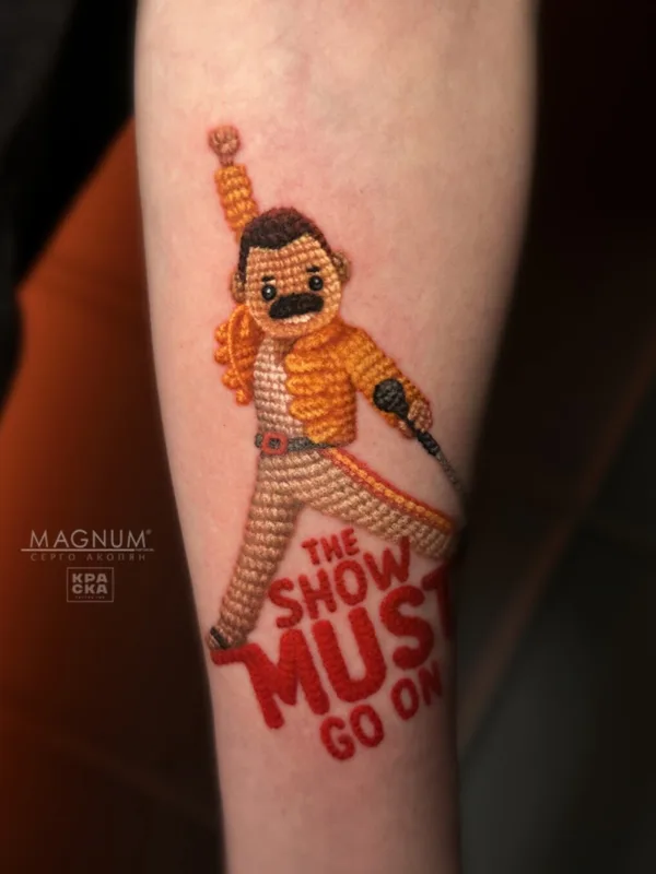 female color authorsstyle Tatuaggio su forearm #100014 | Tatuatore Серго Акопян