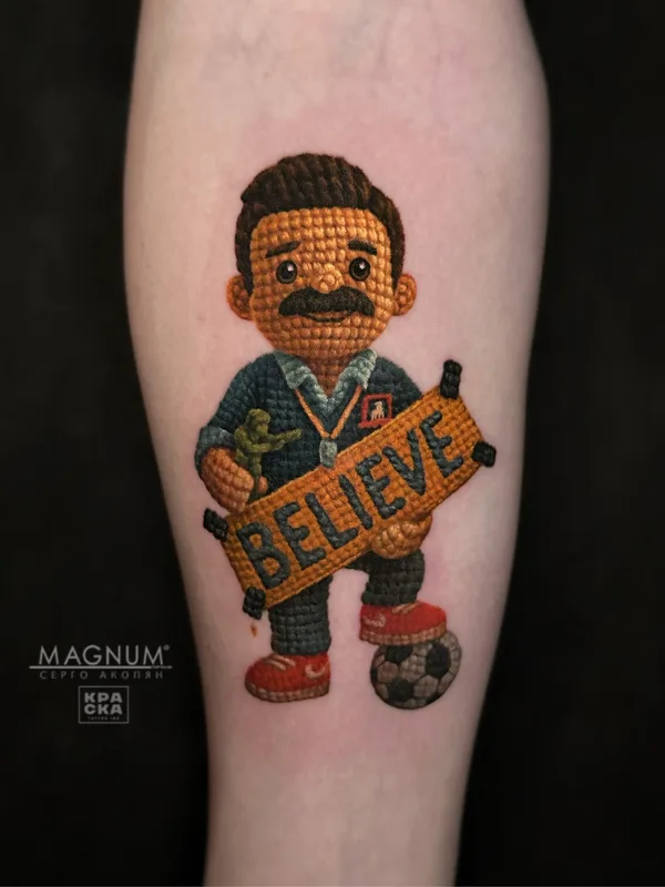male color authorsstyle Tatuaggio su forearm #100018 | Tatuatore Серго Акопян