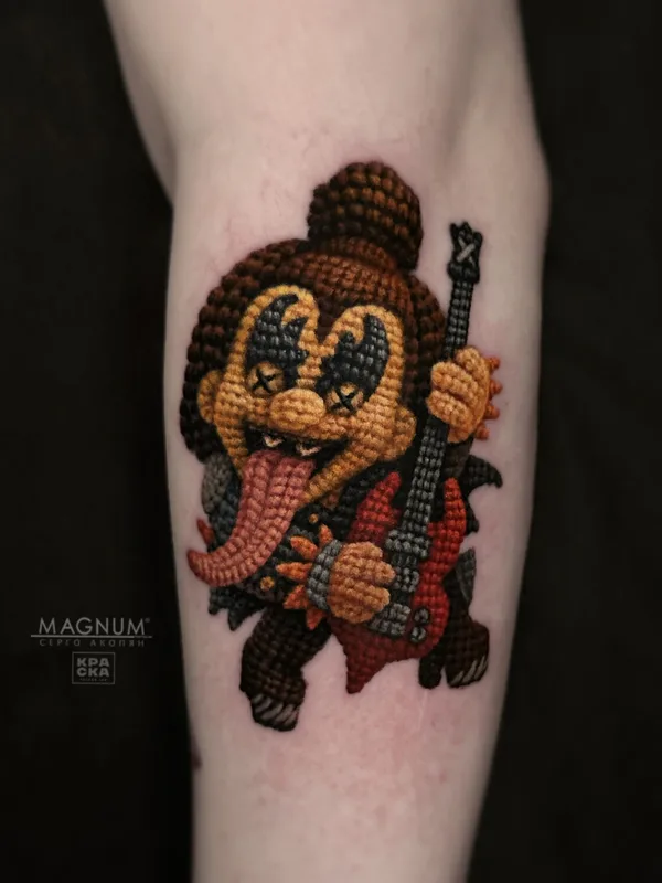 female color authorsstyle Tatuaggio su forearm #100019 | Tatuatore Серго Акопян