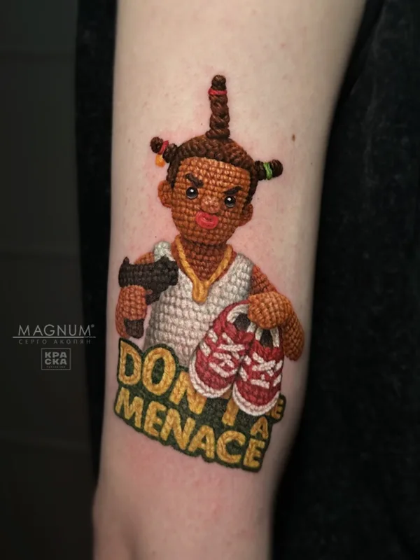 male color authorsstyle Tatuaggio su forearm #100017 | Tatuatore Серго Акопян