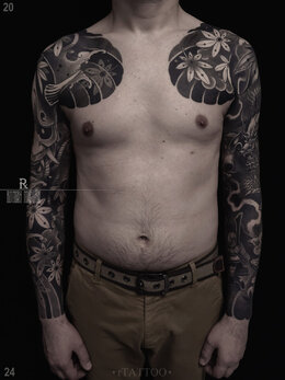 Neojapanese tattoo