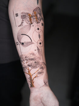 Microrealism tattoo