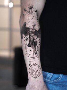 Microrealism tattoo