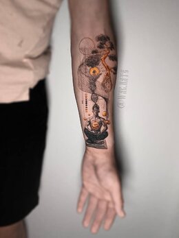 Microrealism tattoo