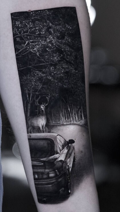 Тату эскиз # Тату мастер Кирилл Антик