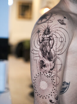 Microrealism tattoo