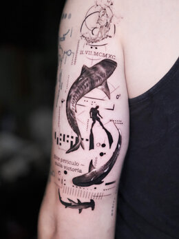 Microrealism tattoo