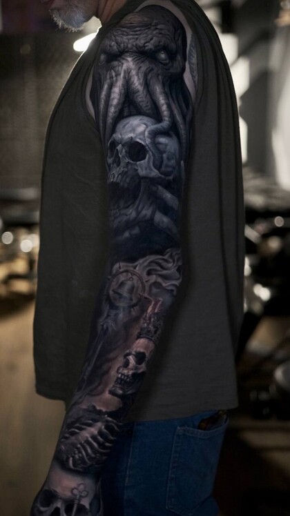 Тату эскиз #99252 Тату мастер Кирилл Антик