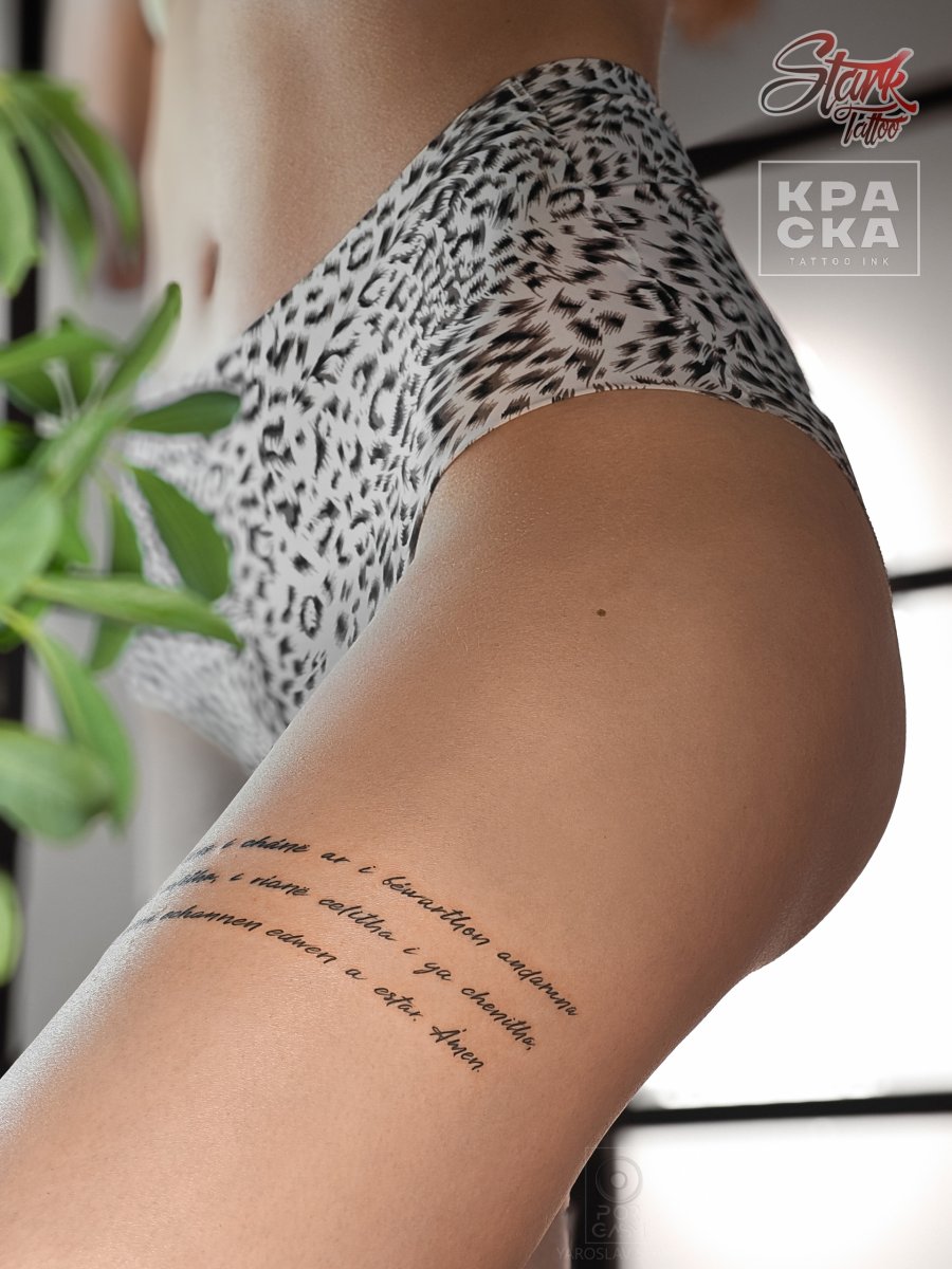 Color tattoo by Yaroslav Stark
