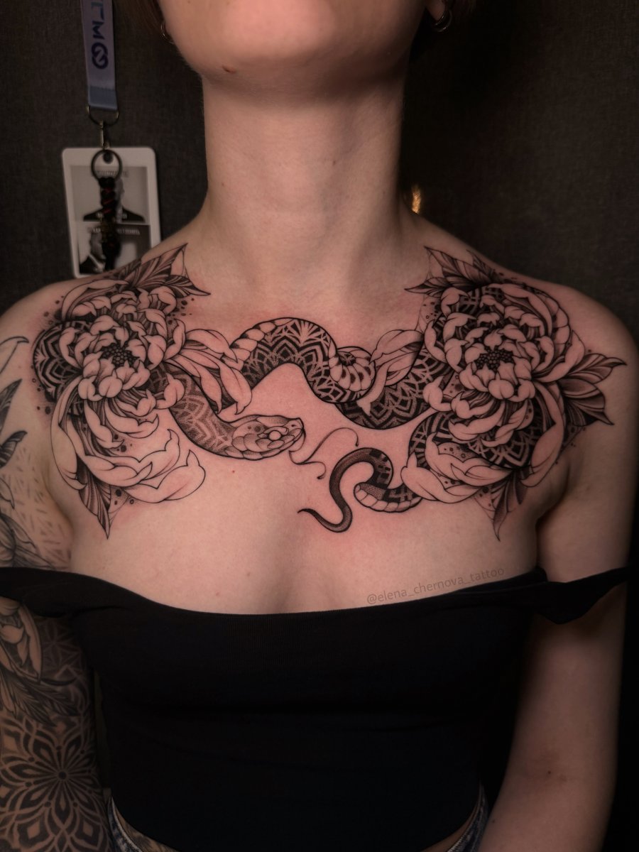 Black tattoo by Елена Чернова