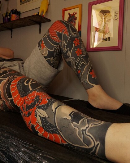 Тату эскиз #99598 Тату мастер Ксения Жаворонкова