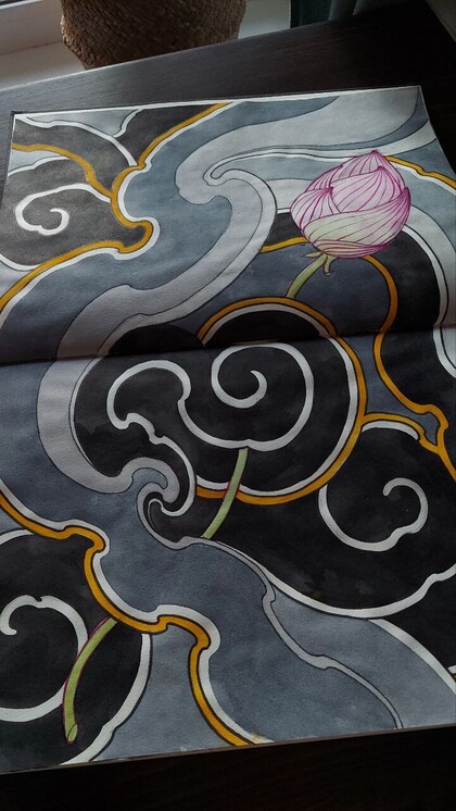 Тату эскиз #99601 Тату мастер Kseniya Zhavoronkova