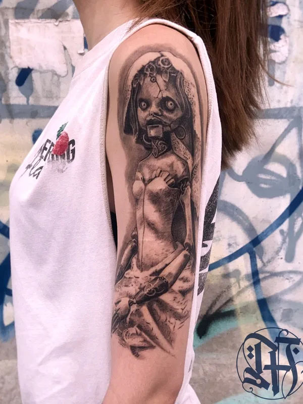 traditional tattoo #129019 | Tätowierer Саша Мезо