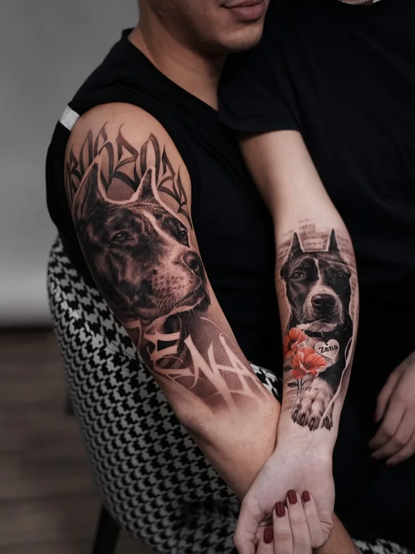 black and grey realism tatouage sur full sleeve #99511 | Artiste tatoueur Василиса Леварт