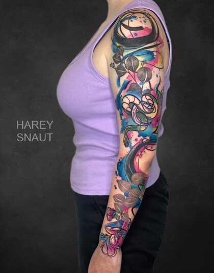 Тату эскиз #94215 Тату мастер Harey Snaut