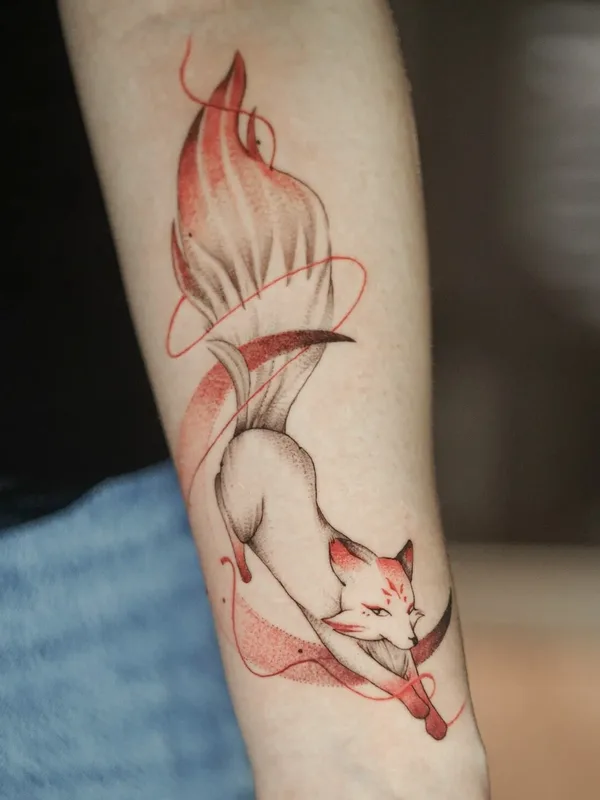 color illustrative tatouage sur forearm #99762 | Artiste tatoueur Mariia Bortn