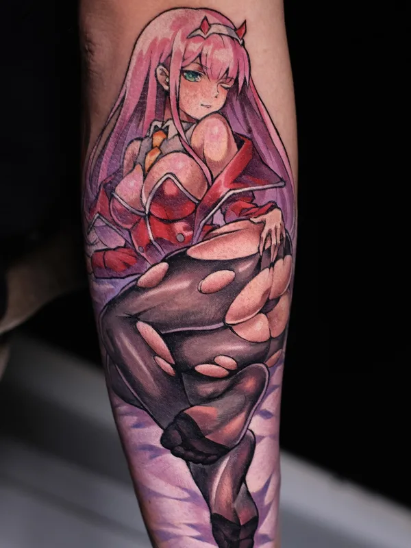color anime татуировка на forearm #94148 | Тату мастер Кирилл / Rare Dare