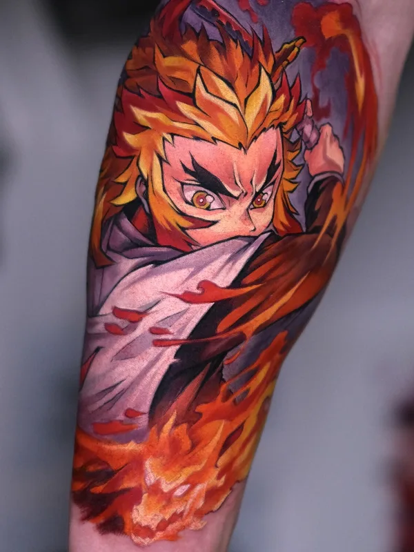 color anime татуировка на forearm #94152 | Тату мастер Кирилл / Rare Dare