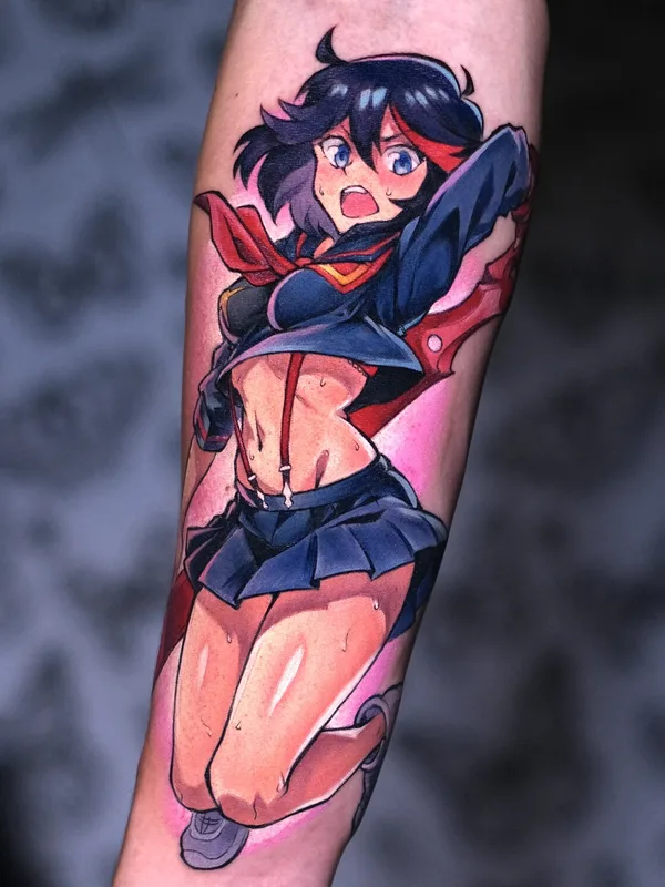 color anime татуировка на forearm #94156 | Тату мастер Кирилл / Rare Dare