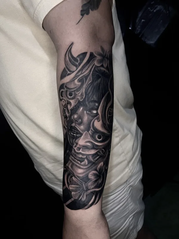 male blackandgrey realism татуировка на forearm #96449 | Тату мастер Demunik Tattoo Artist Philippines