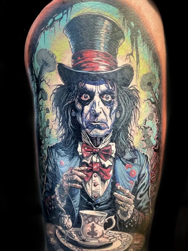color illustrative татуировка на upper arm #128944 | Тату мастер ERIC M.
