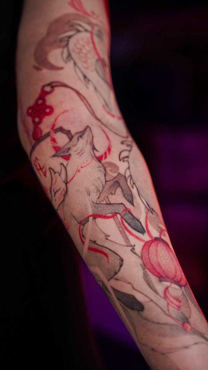 Black tattoo by Александра Копина