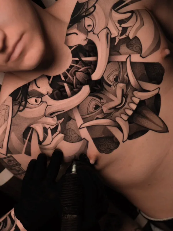 male black whipshading татуировка на breast #103411 | Тату мастер Данила Морозов